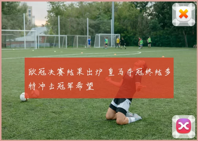 欧冠决赛结果出炉 皇马夺冠终结多特冲击冠军希望